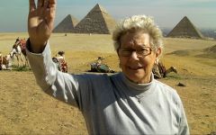 Ann at the Pyramids in Egypt