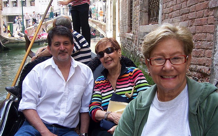 Joseph, Maxine and Ann in Venice