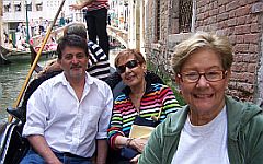 Joseph, Maxine and Ann in Venice